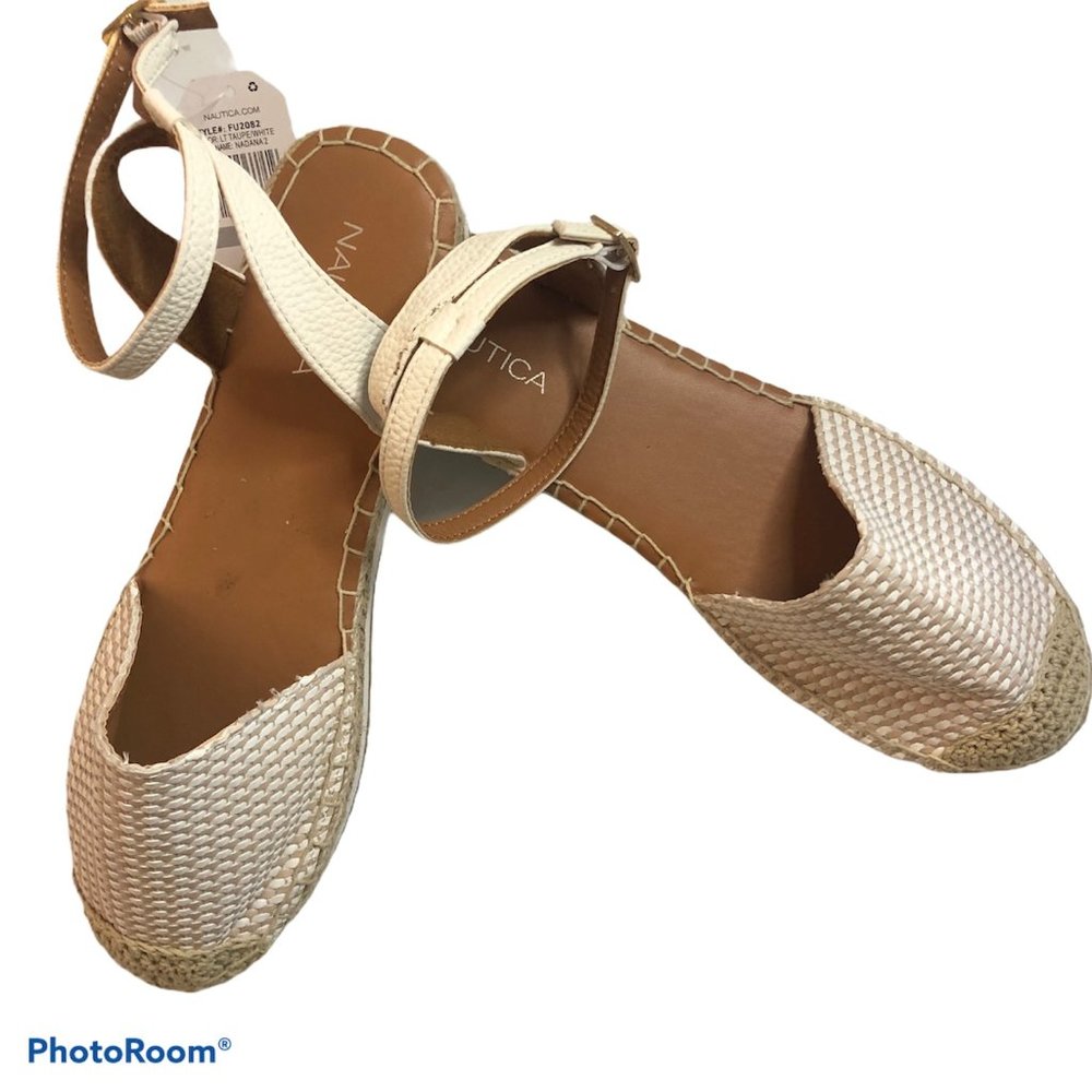 NAUTICA NADANA 2 ESPADRILLE‎ SANDALS SIZE 7.5